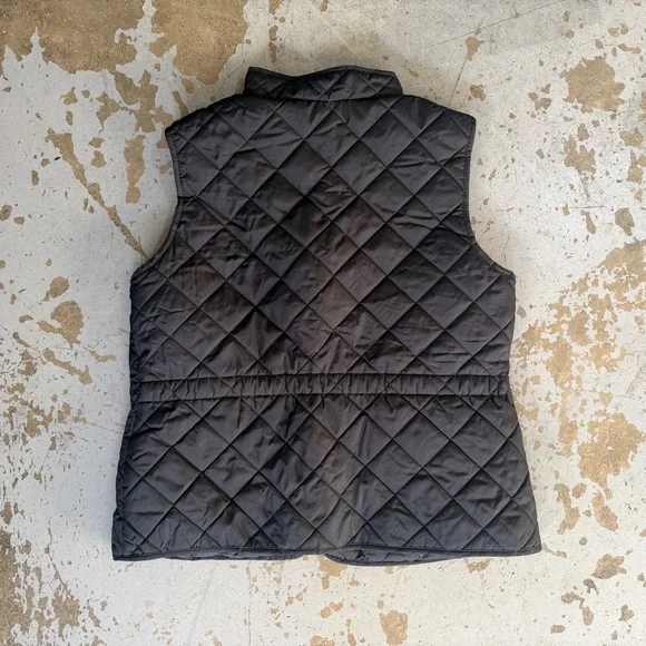 St. John's Bay Quilted Vest with Gold Zipper - Picture 2 of 3